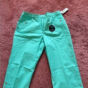 Mint Green Casual Pants